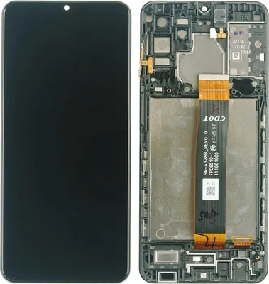 Produktbild von Samsung Galaxy A32 5G Bildschirm SM-A326B Display LCD Modul schwarz mit Rahmen