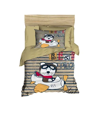 Image de L'Essentiel Linge de Maison, PH118, Baby-Bettbezug-Set, Beige, 100 x 150 cm