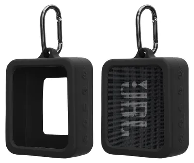 Produktbild von kwmobile Silikon Hülle für JBL Go Essential Hülle - Schutzhülle für Mini Speaker - Cover Bluetooth Lautsprecher - Case Schwarz