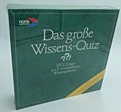 Produktbild von noris spiel&hobby 6103520 Das große Wissens-Quiz ??! Grün Familienspiel Neu