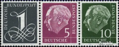 Produktbild von Briefmarken BRD (BR.Deutschland) 1958 Mi W18Y II postfrisch
