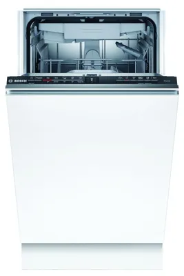 Immagine prodotto di Bosch Serie 2 SPV2XMX01E, da incasso totale, stretta (45 cm), grigia, con display touch screen, cavo lungo 1,75 metri, altezza 1,65 metri