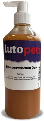Produktbild von Lutopets Schaffett & Lachsöl Duo 500 ml – Ergänzungsfuttermittel für Hund & Katze