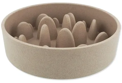 Obrázek produktu pro Miska Dog Fantasy proti hltání EcoStyle béžová 21cm, 1350ml