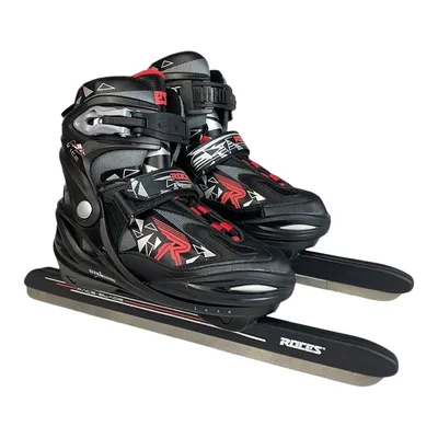 Image de Patins à glace réglables V-Ice 4.0, noir/rouge, pointures 36-40