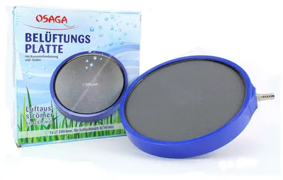 Luftstein-Scheibe 20 cm für Aquarium und Teich