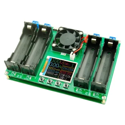 Obrázek produktu pro Digitální displej Tester vnitřního odporu kapacity baterie Digitální modul pro detekci výkonu lithiových baterií Měřič baterie 18650 Duální rozhraní typu C