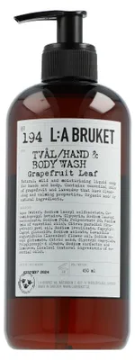 Productafbeelding van L:A BRUKET Cleansing 194 Hand- en Lichaamsreiniger Grapefruitblad (450 ml)