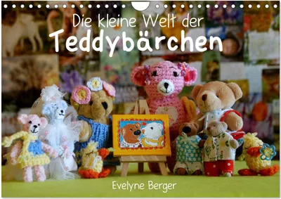 Produktbild von Die kleine Welt der Teddybärchen (Wandkalender 2025 DIN A4 quer), CALVENDO Monatskalender