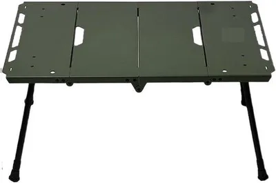 Produktbild von Camping Tisch - Picknicktisch draußen - Outdoor Aktivitäten - Leicht Aluminium - One Size - Grün