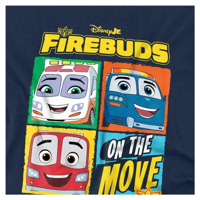 Image de Firebuds - T-shirt « On The Move » pour enfants TV30626 (116) (marine)