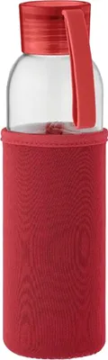 Obrázok produktu pre MidOcean - Fľaša "Ebor", recyklované sklo, 500 ml MO619 (jedna veľkosť) (červená)