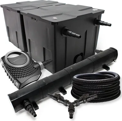 Obrázok produktu pre SunSun filtračná súprava 60000l rybník 72W rybník Clarifier NEO10000 80W čerpadlo 25m hadica