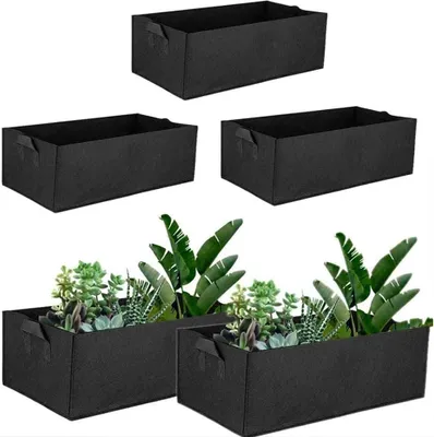 Obrázek produktu pro Pěstební vak, rozměry 60x30x20 cm, 5 kusů, vyrobený z netkané textilie, určený pro použití v zahradě
