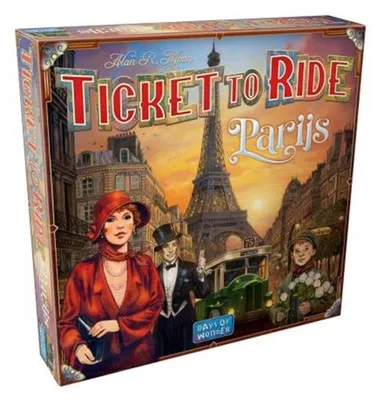 Produktbild von Asmodee - Spel ticket to ride parijs