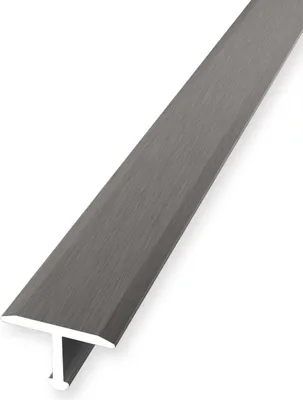 Produktbild von Bauprofil 6 x 14 x 2700 mm Biegbares T-Profil Montageprofil Metallleiste Aluminium eloxiert Glatt Ungebohrt Edelstahl Küberit