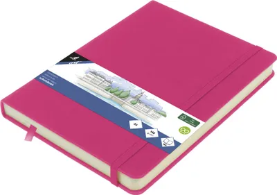 Produktbild von kangaro Skizzenbuch 80 Blatt DIN A4 hot pink
