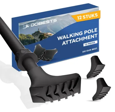 Productafbeelding van Wandelstokken, 12 stuks, rubberen bufferpads voor trekkingstokken