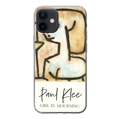 Produktbild von MuchoWow® Handyhülle Schutzhülle Hülle für iPhone 12 Kunst - Paul Klee - Trauerndes Mädchen Silikon Softcase Handy Hülle - Schutzhülle