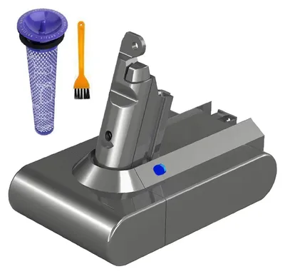 Immagine prodotto di Batteria di ricambio - Li-Ion 21,6 V 6,0 Ah - Compatibile con V6, DC58, DC59, DC61, DC62, DC72, DC74, SV03, SV04, SV05, SV06, SV07, SV09, Animal, Motorhead - Verde