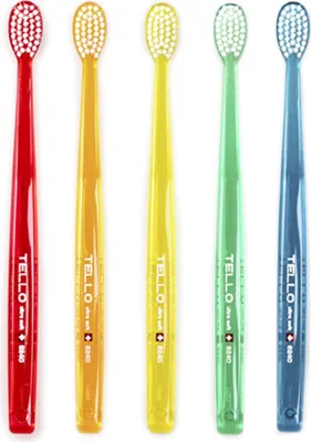 Produktbild von 5x TELLO Brush Ultra Soft 6240 - Zahnbürste