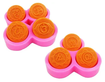 Produktbild von Silikon-Seifenformen Set Rosa Hitzebeständig Multifunktional N566+567