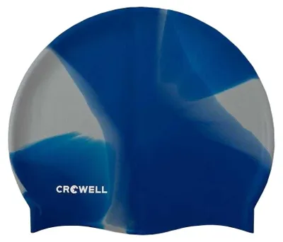 Produktbild von Crowell - Bademütze für Herren/Damen Unisex, Silikon PP12671 (Einheitsgröße) (Blau/Grau)