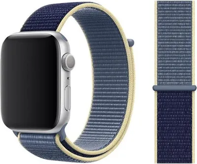 Produktbild von Original Apple Sport Loop Armband 38/40/41mm MX3M2ZM/A Alaskan Blue