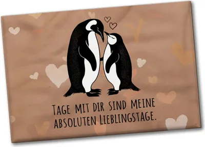 Produktbild von Zwei liebende Pinguine - Lieblingsstage Souvenir Souvenir Magnet