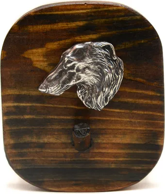 Obrázok produktu pre Art-Dog Nástenný vešiak – Borzoj – s 1 háčikom