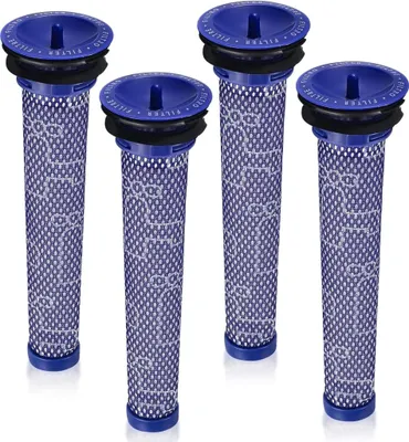 Produktbild von 4 x Filtre Kompatibel Mit Dyson V6 V7 V8, Waschbar Ersatzfilter Pre-Filter Kompatibel Mit Dyson DC58 DC59 DC61 DC62 DC74 Animal Prol Part 965661 01 Ersatz Staubsaugerzubehör Teile Zubehör Ersetzen