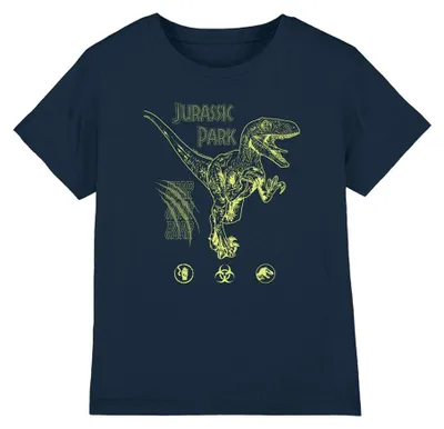 Produktbild von Jurassic Park - T-Shirt für Kinder TV35227 (140-146) (Marine)