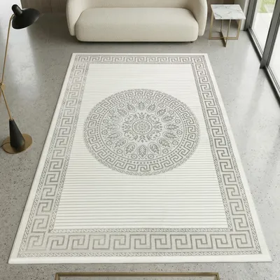 Immagine prodotto di Tappeto dal fascino orientale | lussuoso | grigio antracite Dimensioni - 160 x 230 cm