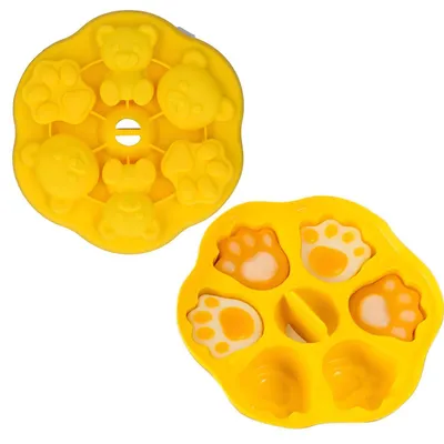 Obrázok produktu pre Silikónové formy na torty a ľadové kocky, 2 kusy, tvar zvierat: medveď, mačka, pazúry