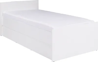 Obrázek produktu pro Jednolůžková postel s roštem 80x200 LIONU - bílá