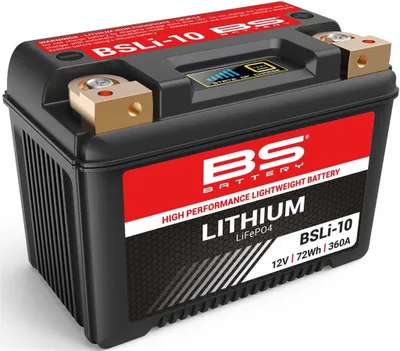 Produktbild von Bs Battery Bsli10 Lithiumbatterie Schwarz  Schwarz One Size