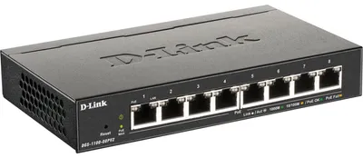 Image de D-Link Switch DGS-1100-08PV2 8xGBit Managed PoE (64W)