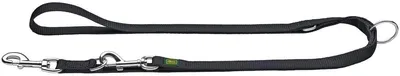 Productafbeelding van Hunter Verstevigde lijn voor honden, 20/200, nylon, zwart
