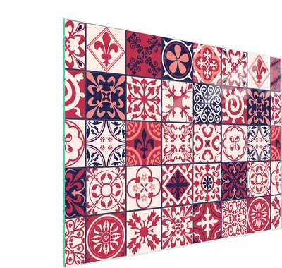 Obrázok produktu pre Sklenená doska na krájanie 52x40 mozaika