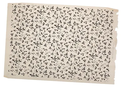 Produktbild von Unterglasur Transferpapier für Töpferei mit Blumenmuster
