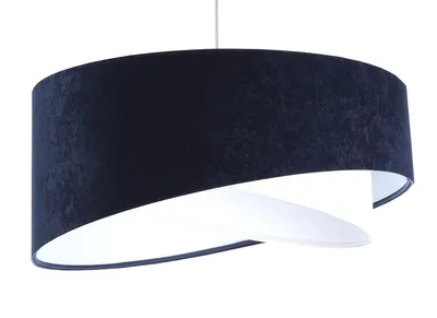 Image de Lampe suspendue THUNDERCLOUD WHITE bleu marine/blanc