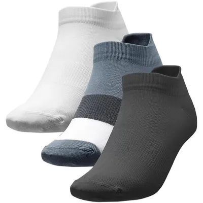 Produktbild von 4F - "H4L22" Knöchelsocken für Damen(3er-Pack) MR1309 (34 EU - 38 EU) (Weiß/Blau/Grau)