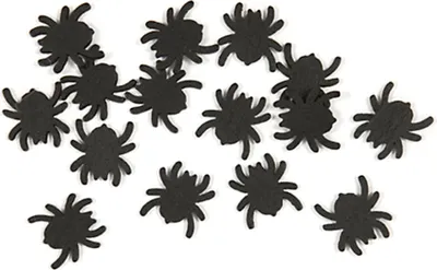 Produktbild von Spinnen-Konfetti Halloween schwarz 10g - Einheitsgröße