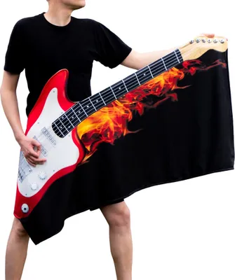 Obrázok produktu pre Osuška na kúpanie gitara na plážové kúpalisko