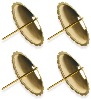 Produktbild von Riffelmacher Adventskerzenhalter 4 Stück Ø 60 mm 10700 | Gold