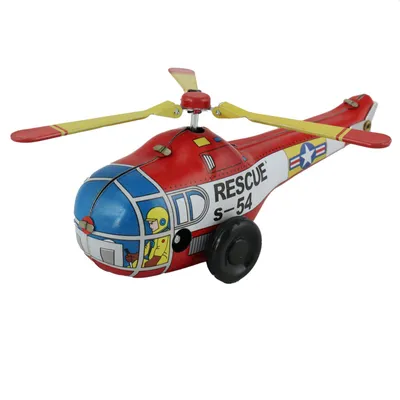 Produktbild von Blechspielzeug - Hubschrauber - Rettungshubschrauber - Helikopter