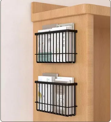 Produktbild von Kleiner Schubladen Organizer, 2 Stück, selbstklebende Wandmontage, für kleine Gegenstände, Organizer, Schubladenbox (schwarz)