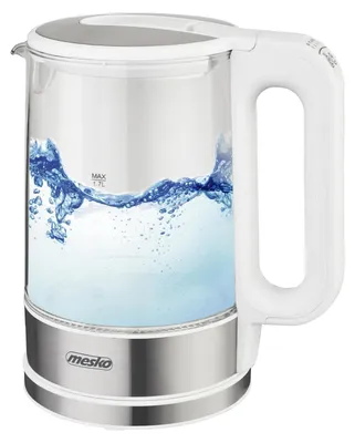 Wasserkocher 1,7 L, Temperaturregelung, LED, 2200 W, Glas