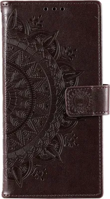 Produktbild von Hülle für Samsung Galaxy S22 5G Handyhülle Flip Case Cover Tasche Mandala Braun