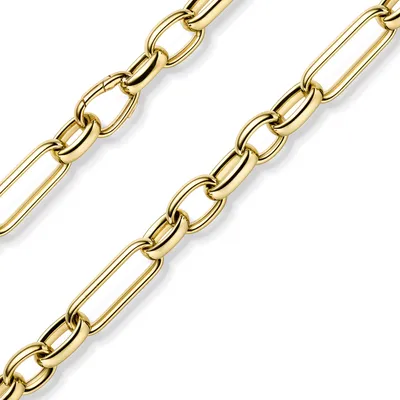 Produktbild von 11mm Phantasie Kette Halskette Collier aus 585 Gold Gelbgold 60cm